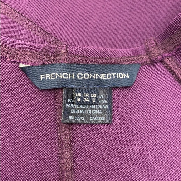 French Connection-Monique Capped Sleeved Dress - Picture 3 of 11